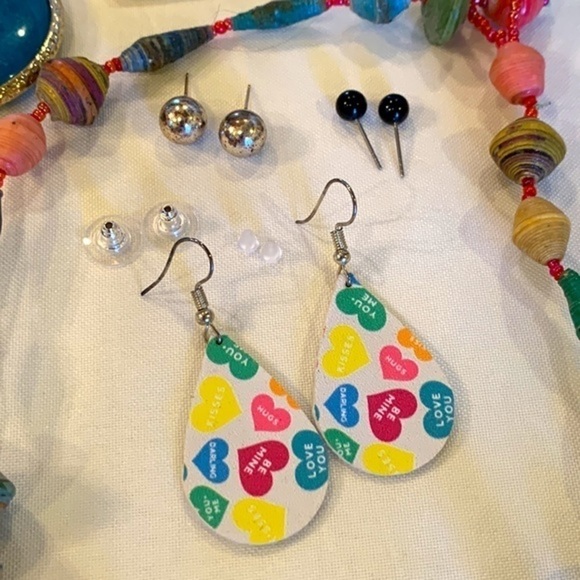 💐5/25 17 item bundle lot resell wrapped paper silver wire wrap modern vintage - Picture 3 of 15
